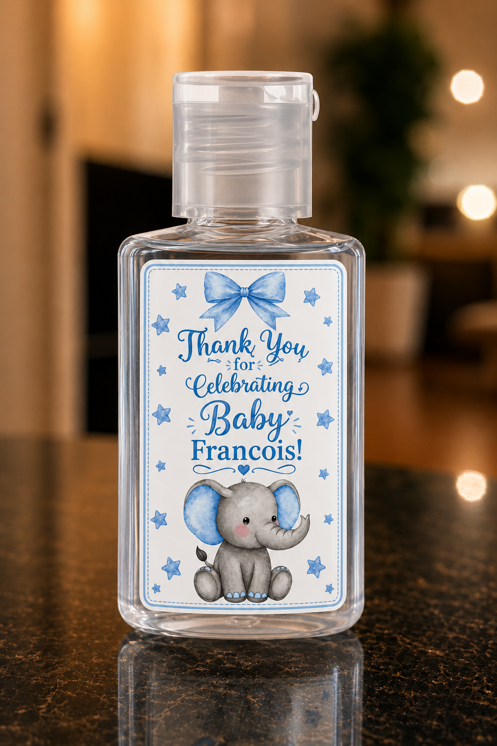 Custom Hand Sanitizer Party Favors | Personalized Labels | 1 oz Bottles