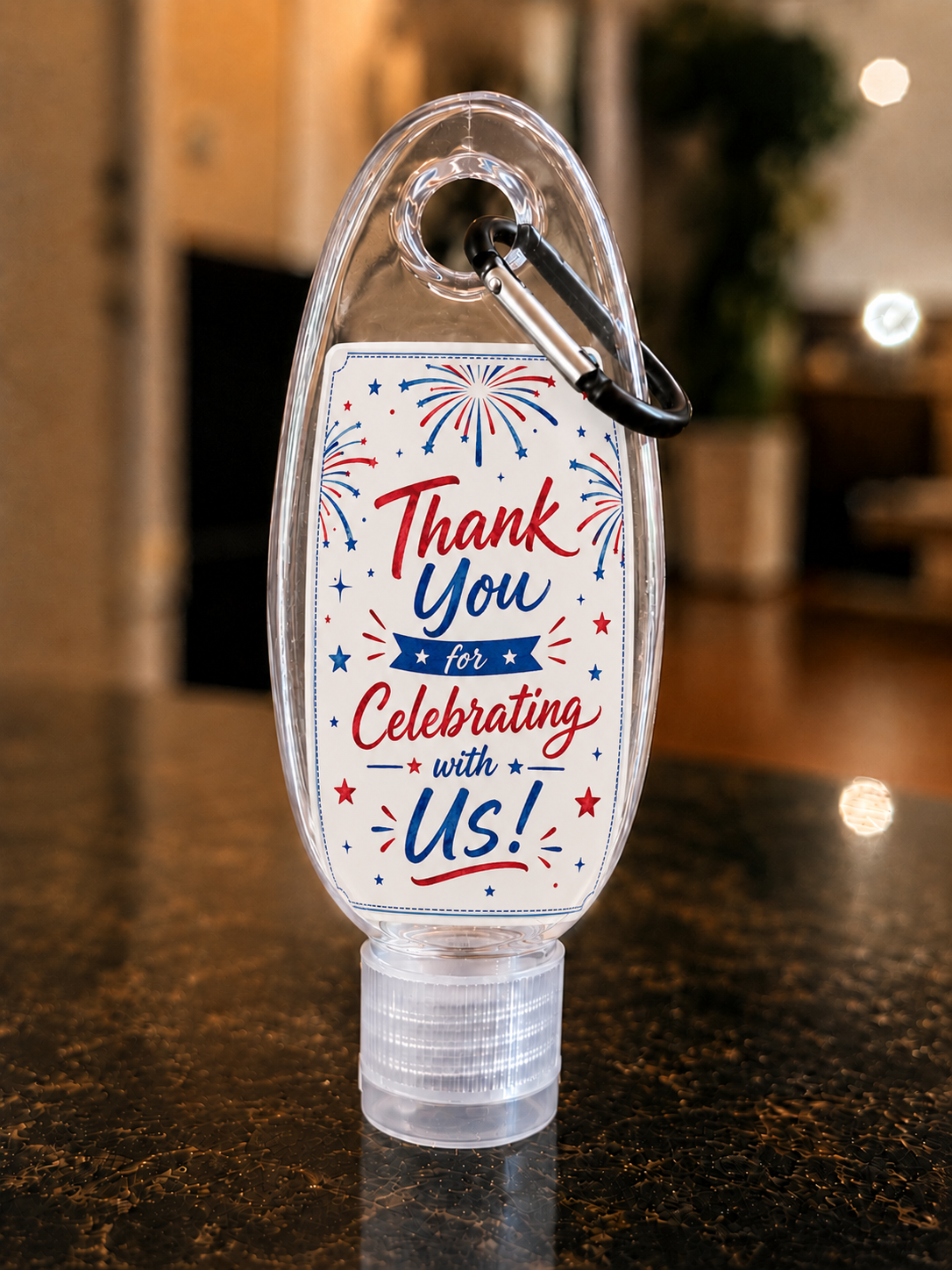 Custom Hand Sanitizer Party Favors | Personalized Labels | 1 oz Bottles