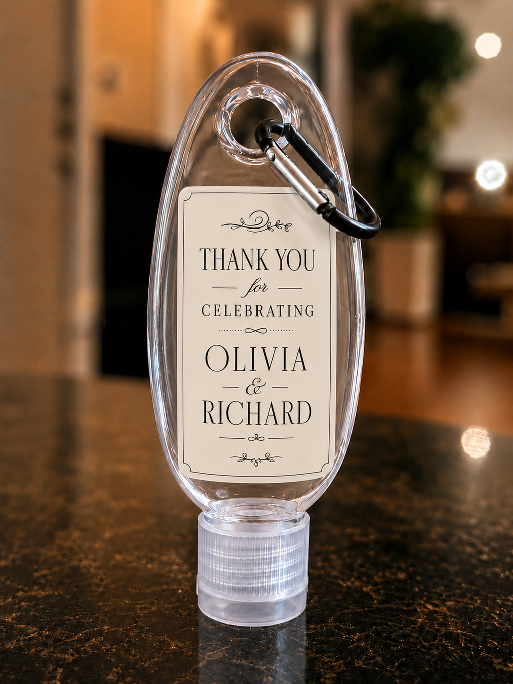 Custom Hand Sanitizer Party Favors | Personalized Labels | 1 oz Bottles